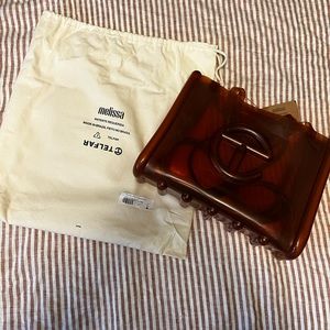 Telfar x Melissa Medium Brown Clear jelly bag